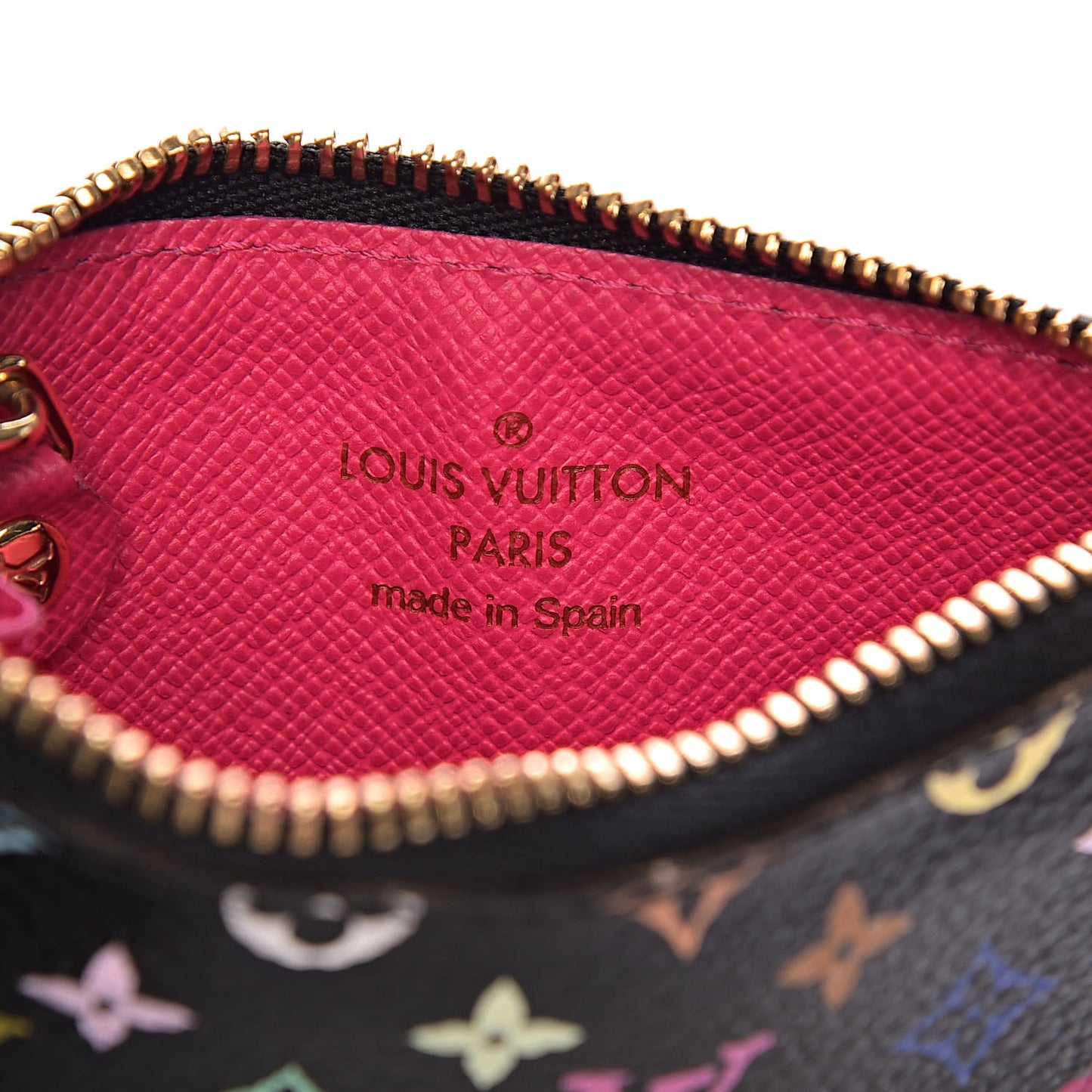 Monogram Multicolor Key Pouch Black Grenade