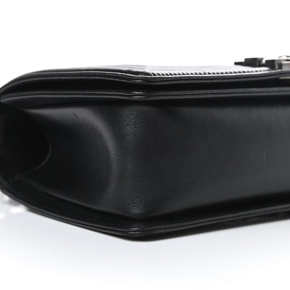 Chanel Lambskin Quilted Medium Boy Flap Black 9 of 17