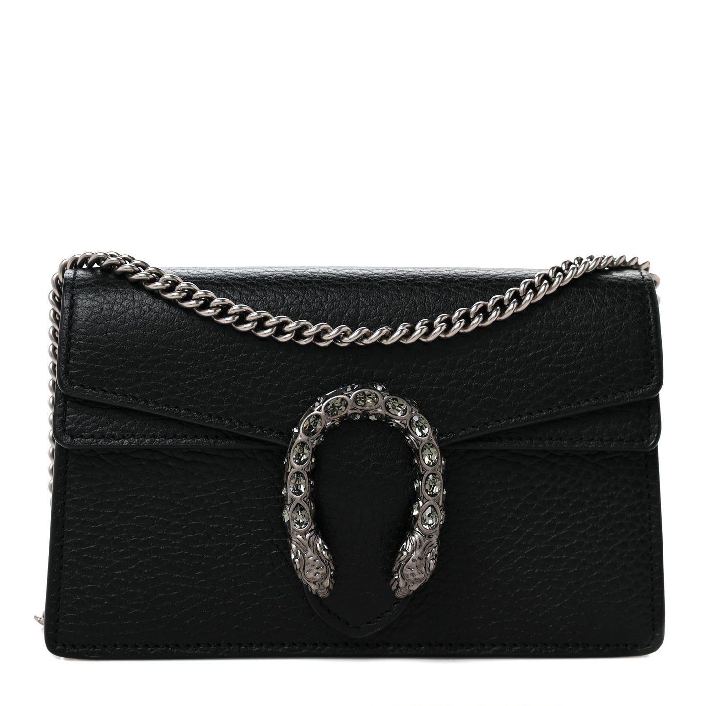 Calfskin Super Mini Dionysus Shoulder Bag Black