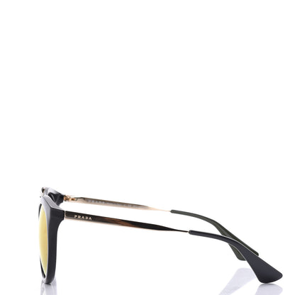 Prada Cinema Polarized Sunglasses SPR23S Black Gold 3 of 8