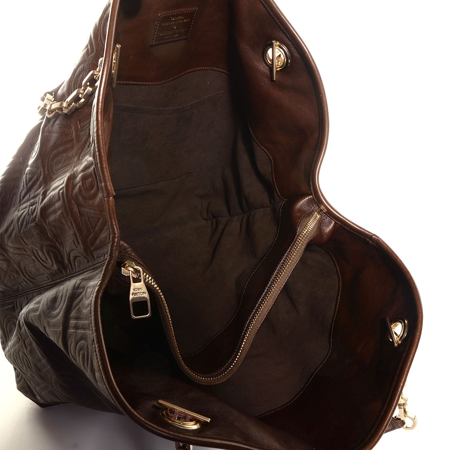 Monogram Paris Souple Whisper GM Chocolate