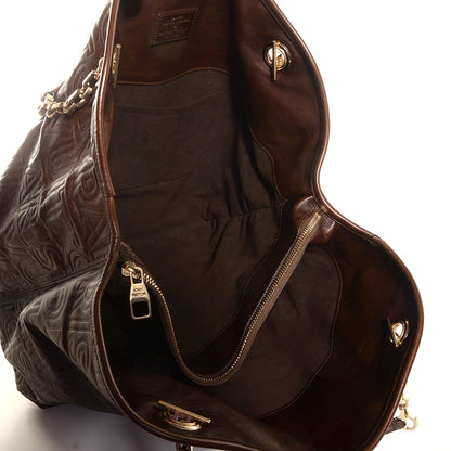 Louis Vuitton Monogram Paris Souple Whisper GM Chocolate 5 of 7