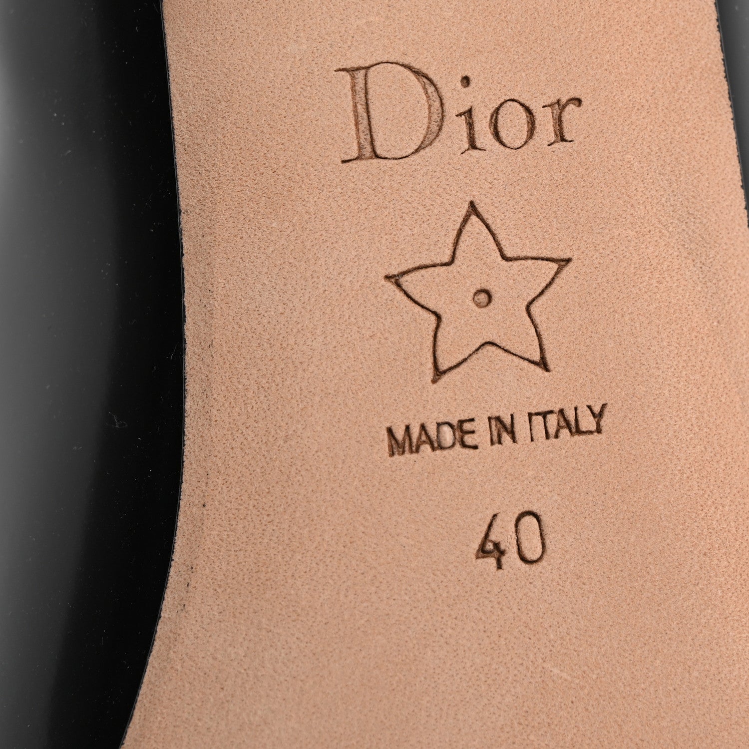 Christian Dior Brushed Calfskin Uniform 30mm Pumps 40 Black 8 of 9