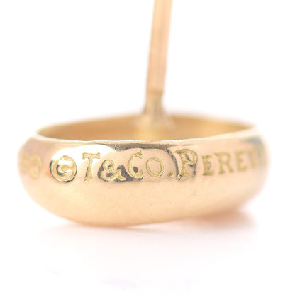 Tiffany 18K Yellow Gold 12mm Elsa Peretti Bean Earrings 4 of 4
