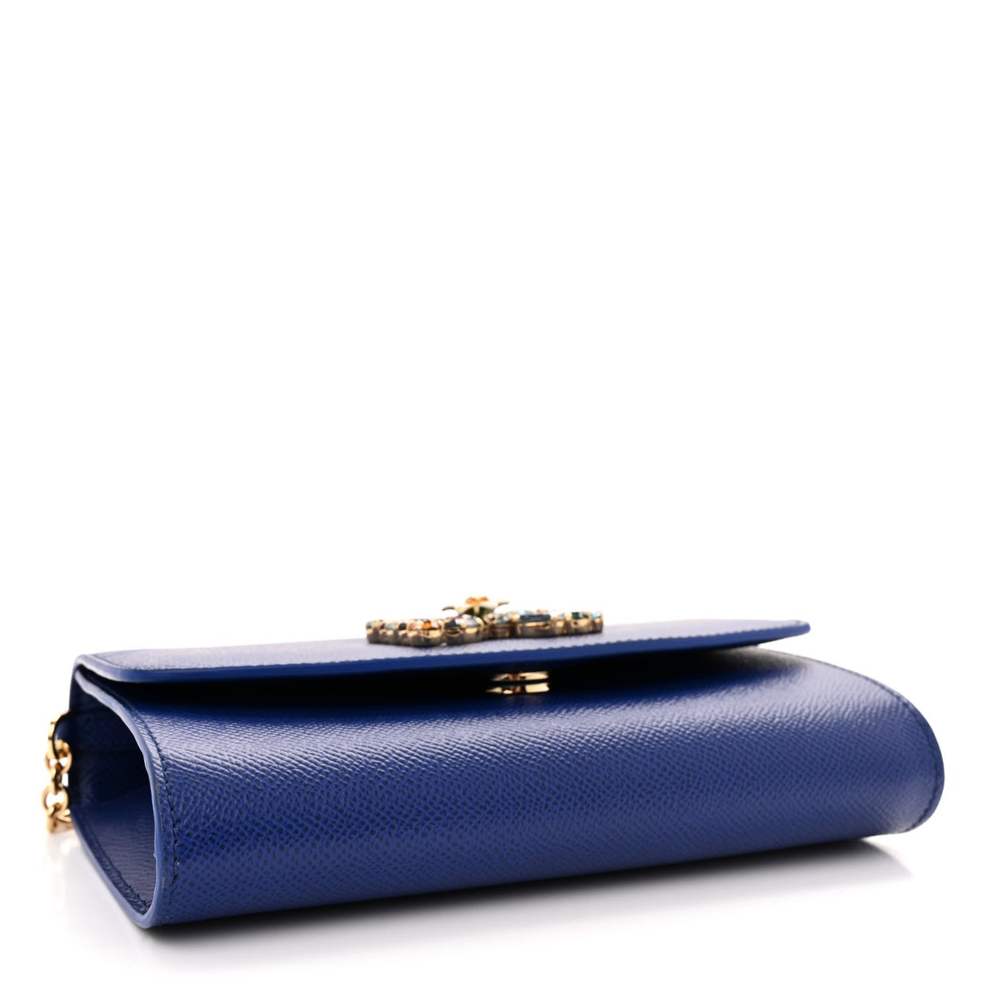 Dauphine Crystal Wallet On Chain Blue