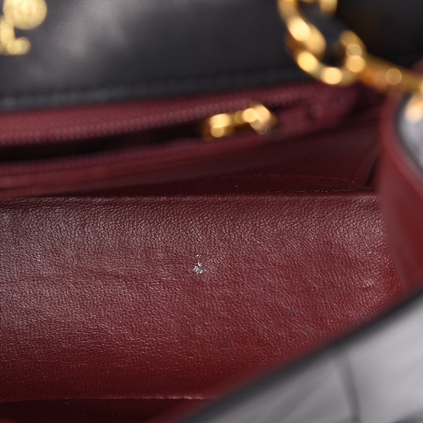 Lambskin Quilted Small Single Flap Black