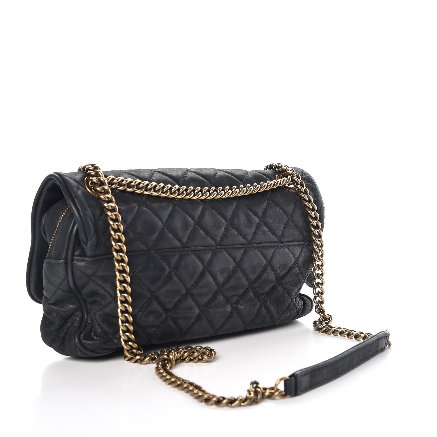 Chanel Iridescent Calfskin Quilted Small Shiva Flap Black 3 of 8