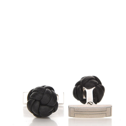 Hermes Swift Palladium Kilt Cufflinks Black 3 of 6