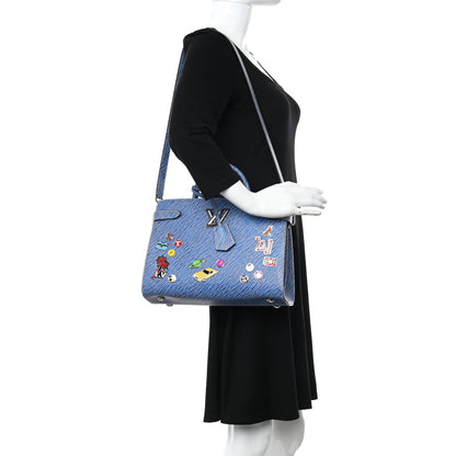 Louis Vuitton Epi Pins Twist Tote Denim Light 2 of 9