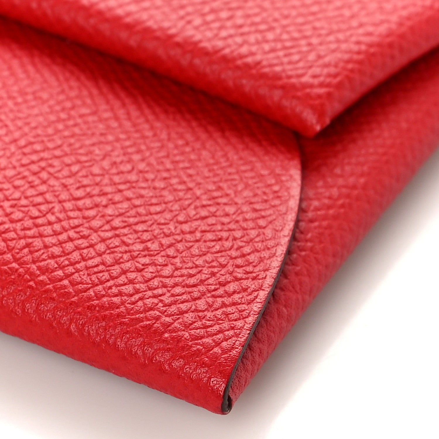 Hermes Epsom Bastia Coin Purse Rouge Casaque 8 of 8