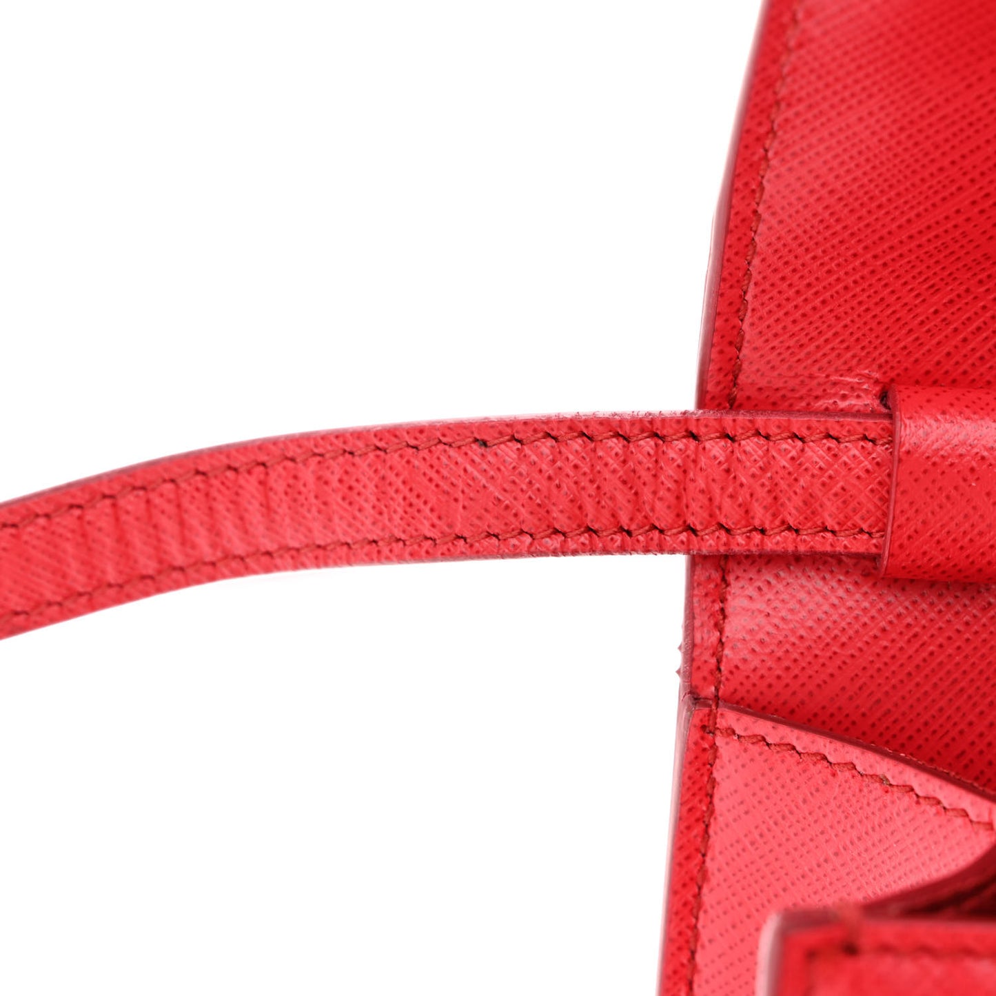 Saffiano Vera Bow Crossbody Belt Bag Red