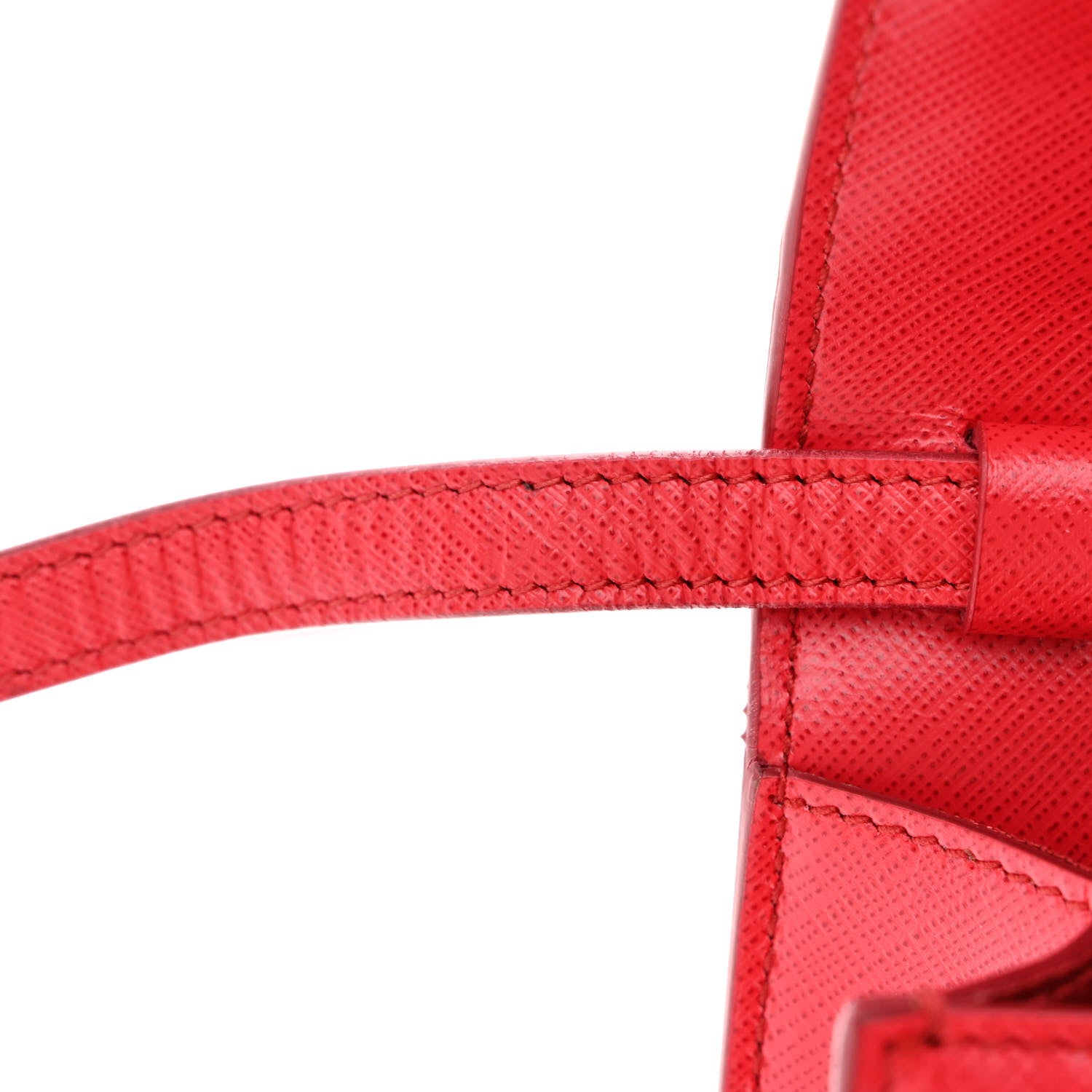 Salvatore Ferragamo Saffiano Vera Bow Crossbody Belt Bag Red 15 of 19