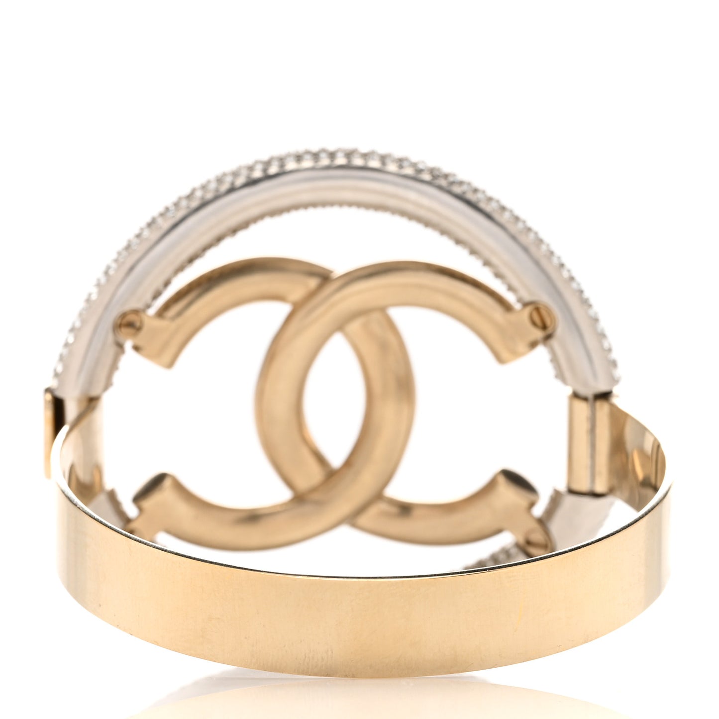 Crystal CC Cuff Gold