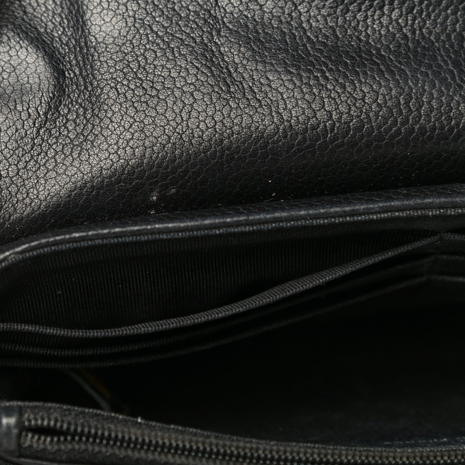 Chanel Caviar Half Moon Wallet On Chain WOC Black 15 of 23