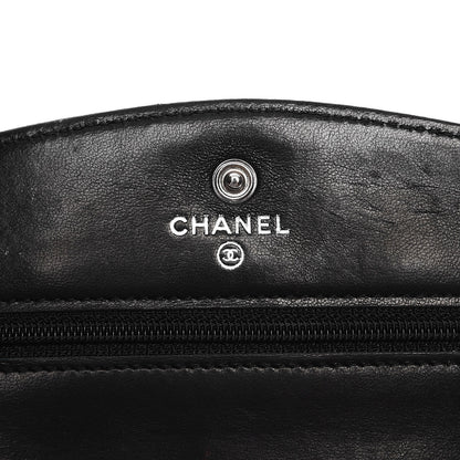 Chanel Caviar Timeless CC Wallet On Chain WOC Black 8 of 11