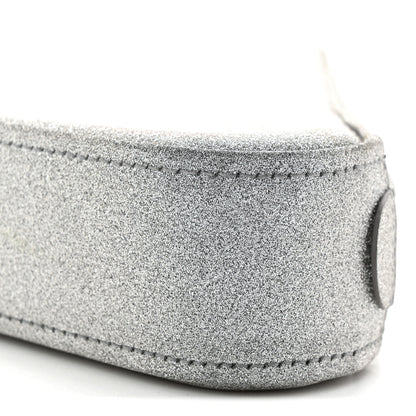 Balenciaga Glitter M Triangle Pouch Argent Black 10 of 10
