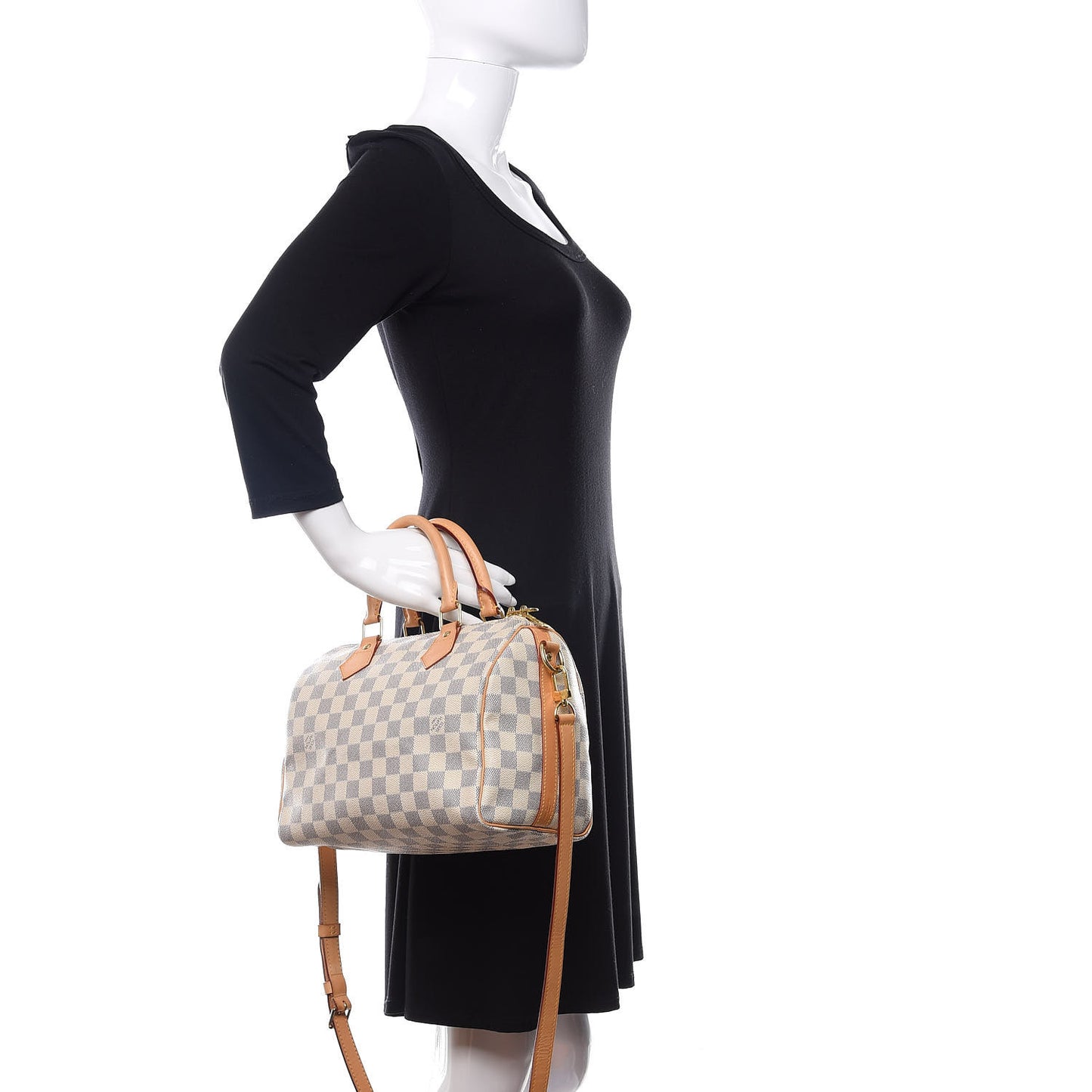 Damier Azur Speedy Bandouliere 25