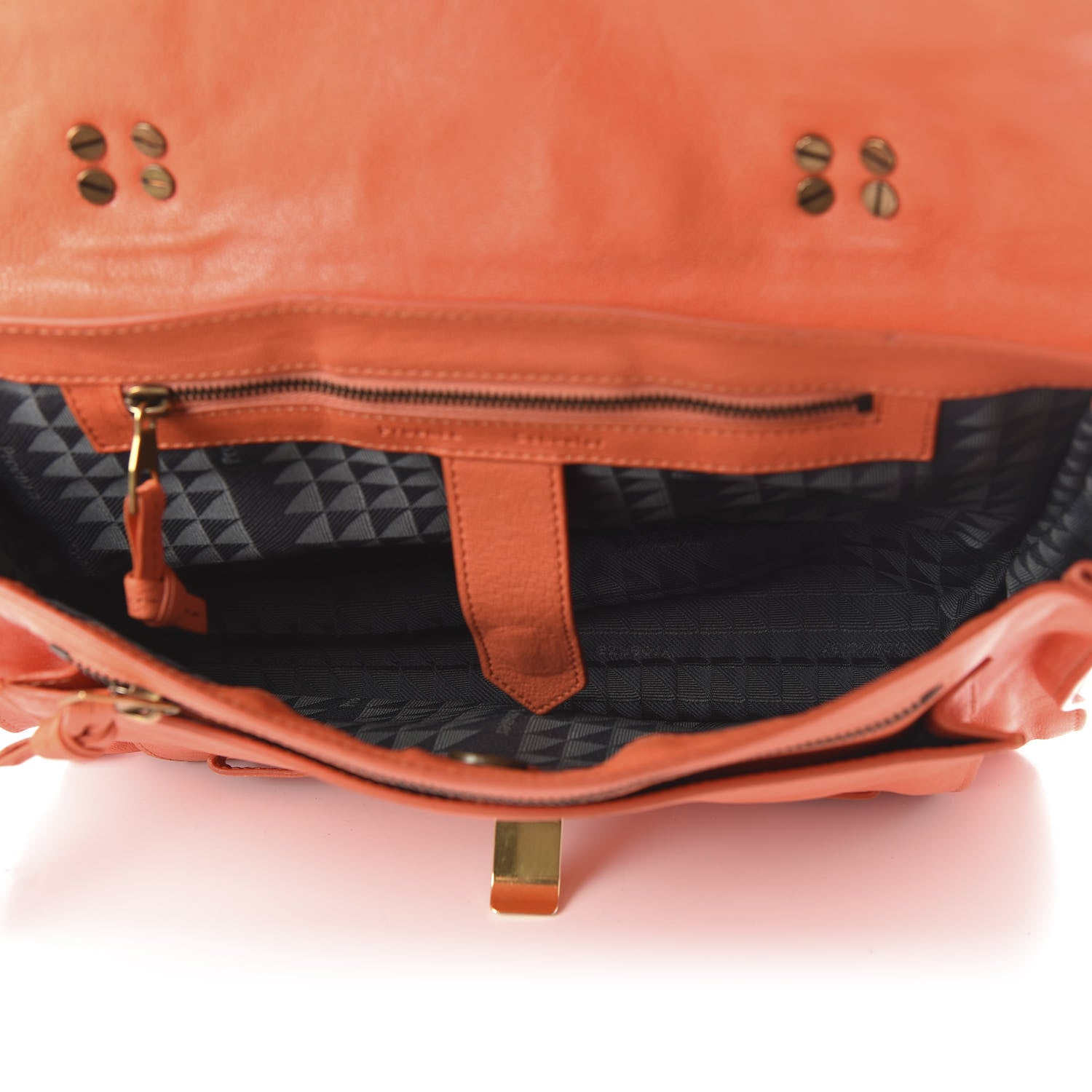 Proenza Schouler Lambskin Medium PS1 Satchel Grapefruit 4 of 10