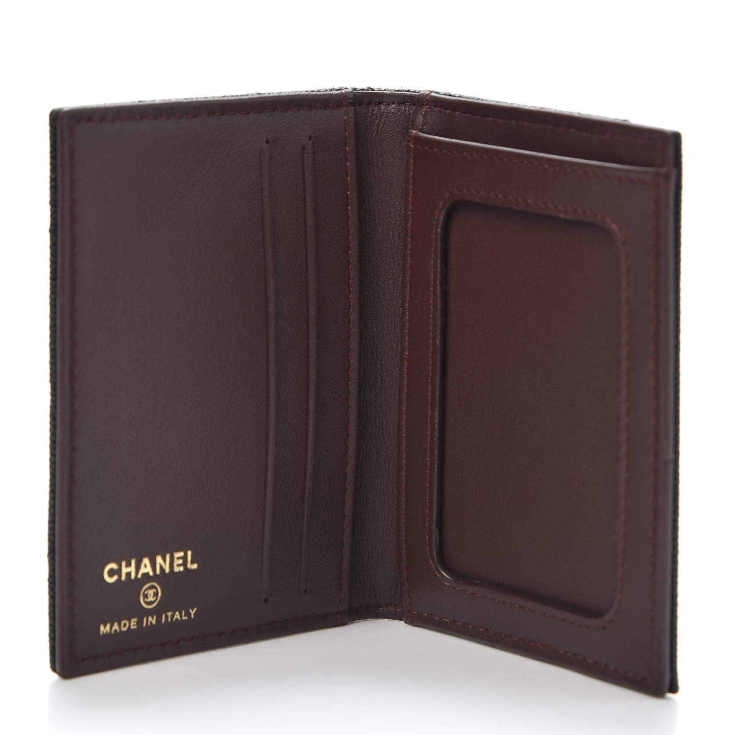 Chanel Caviar Quilted Card Holder Wallet Black 4 of 9