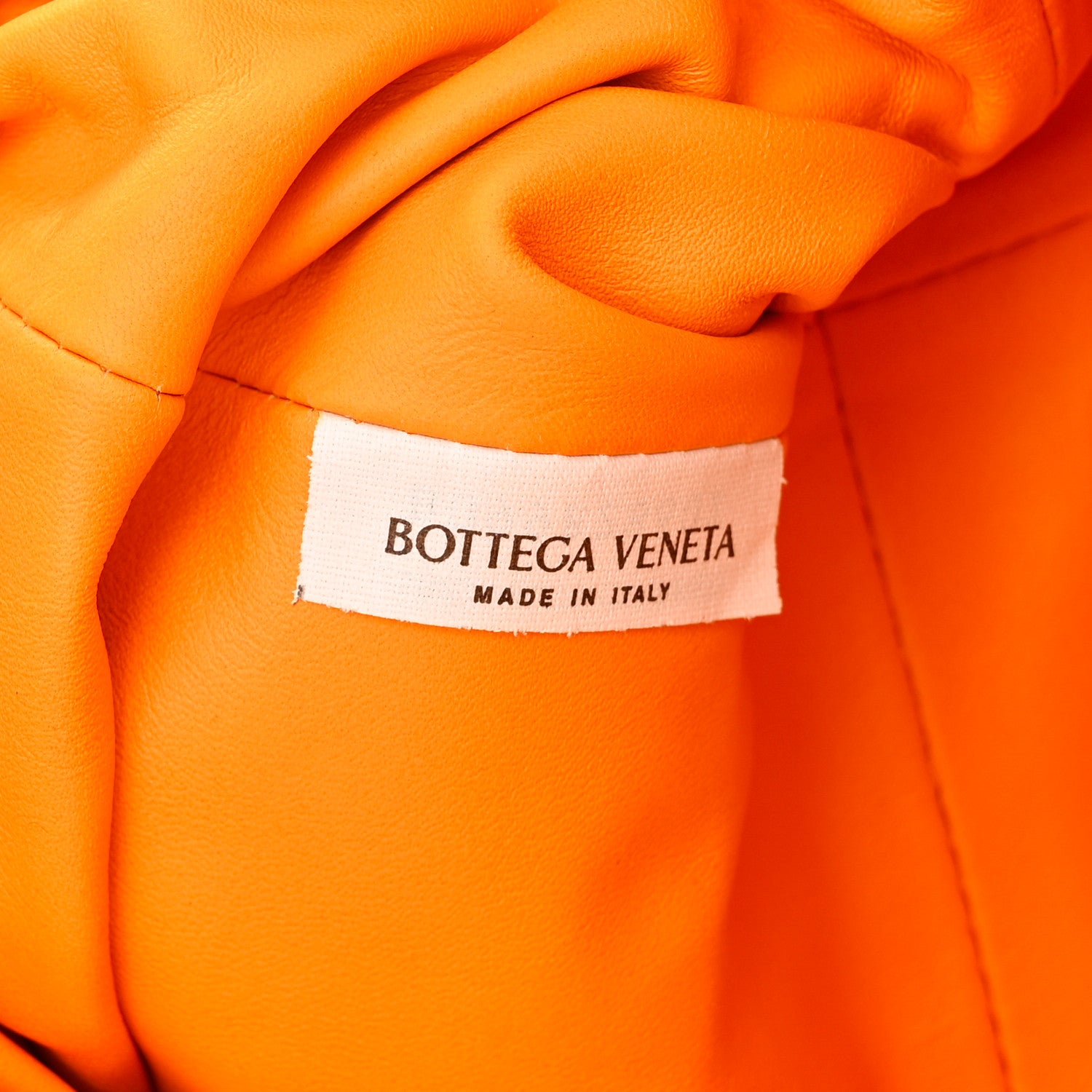 Bottega Veneta Butter Calfskin The Mini Pouch Tangerine 7 of 11