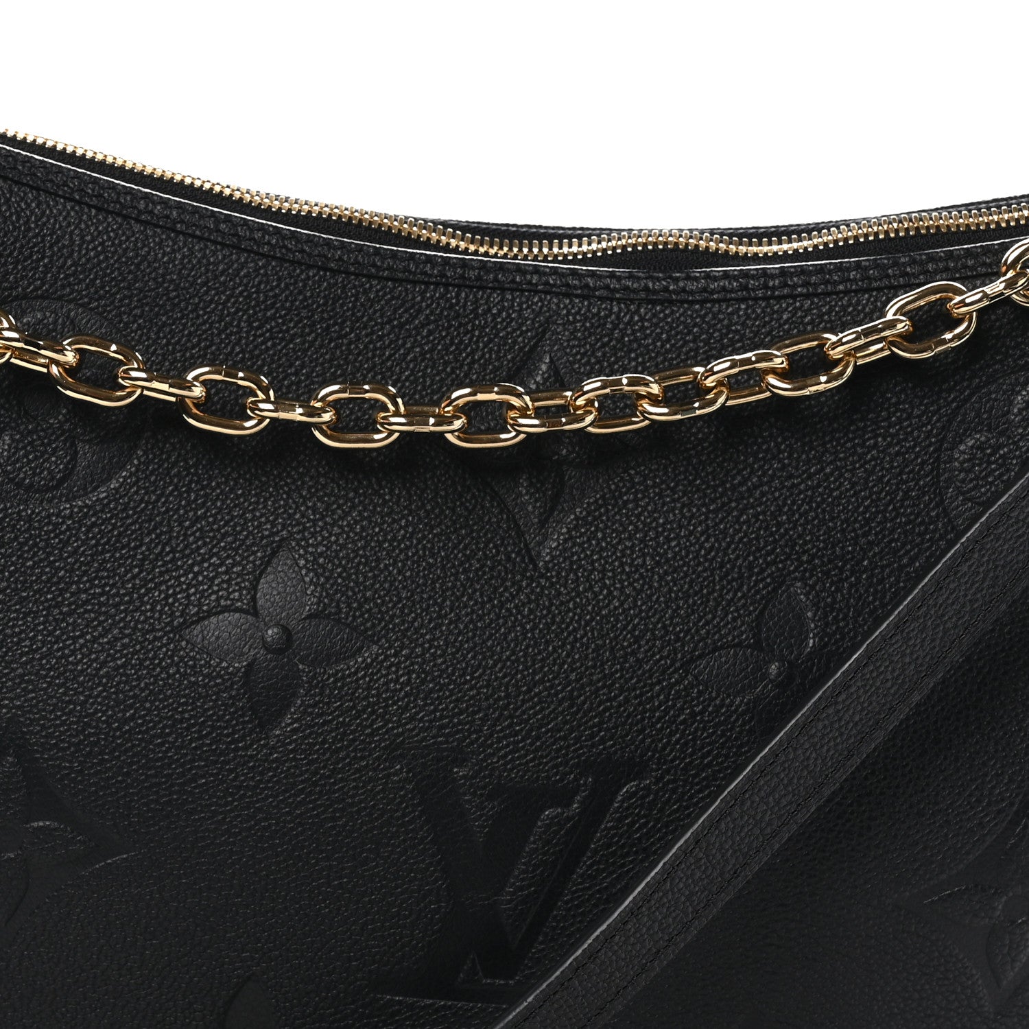 Louis Vuitton Empreinte Monogram Giant Loop Hobo Black 8 of 11