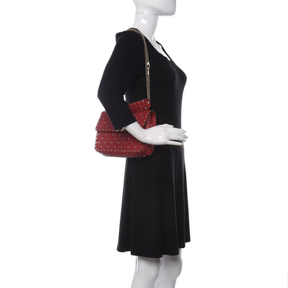 Valentino Garavani Nappa Medium Rockstud Spike Shoulder Bag Rosso Valentino 2 of 13