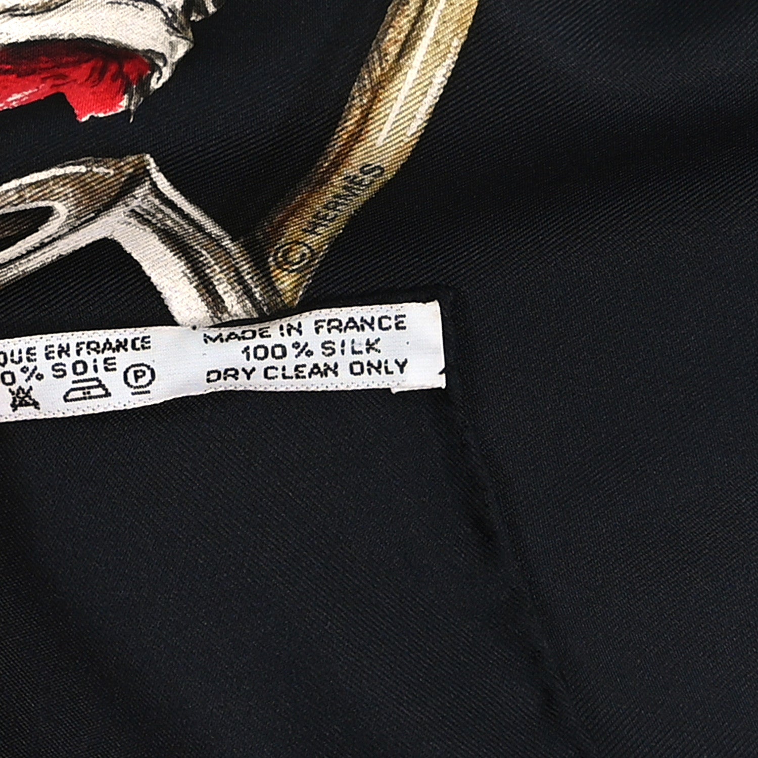 Hermes Silk A Propos de Bottes Scarf 90 Black White Black White 5 of 5