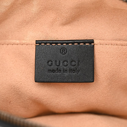 Gucci Calfskin Matelasse GG Marmont Belt Bag 75 30 75/30 Black 6 of 15