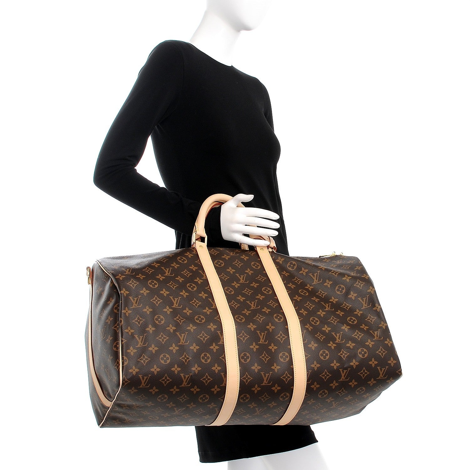 Louis Vuitton Monogram Keepall Bandouliere 55 3 of 8