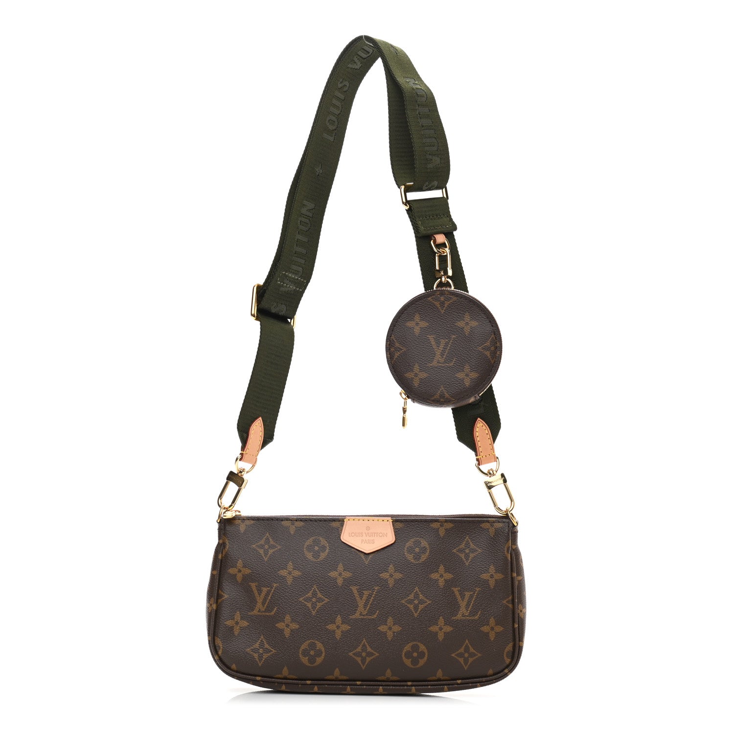 Louis Vuitton Monogram Multi Pochette Accessories Kaki 1 of 8