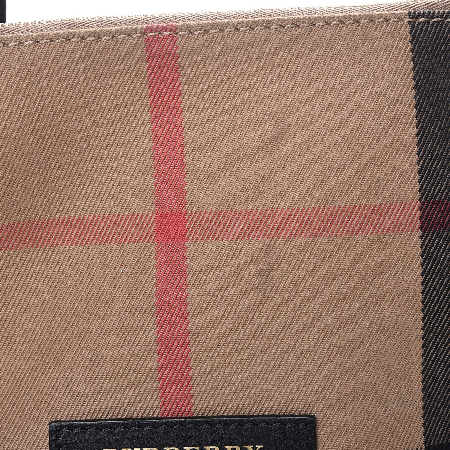 Burberry Grainy Calfskin Medium Honeybrook Tote Black 9 of 11