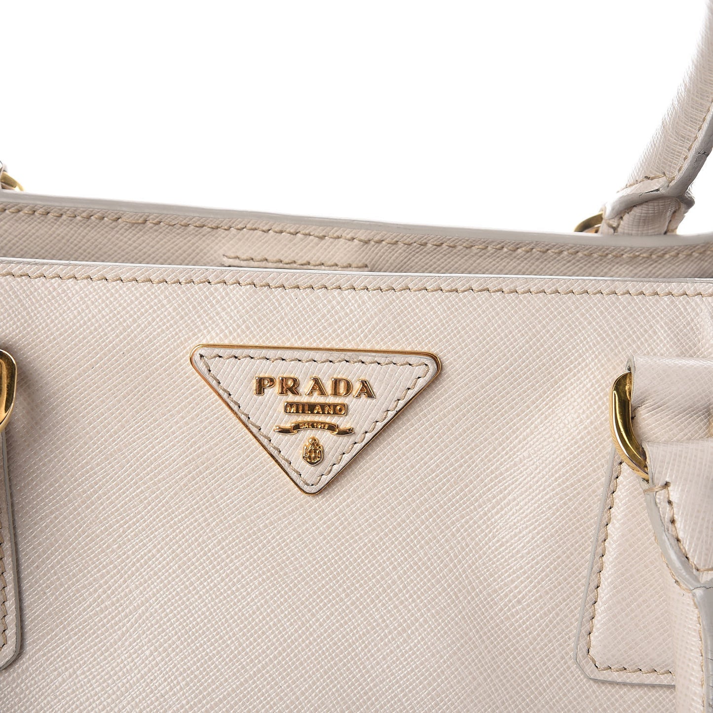 Saffiano Lux Medium Tote Talco