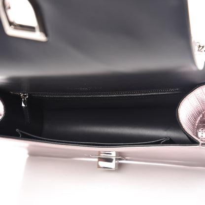 Christian Dior Metallic Patent Micro-Cannage Medium Diorama Flap Bag Pink 5 of 8