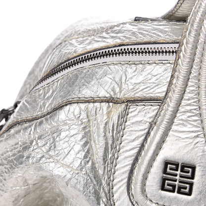 Givenchy Crinkled Patent Large Nightingale Silver 14 of 15