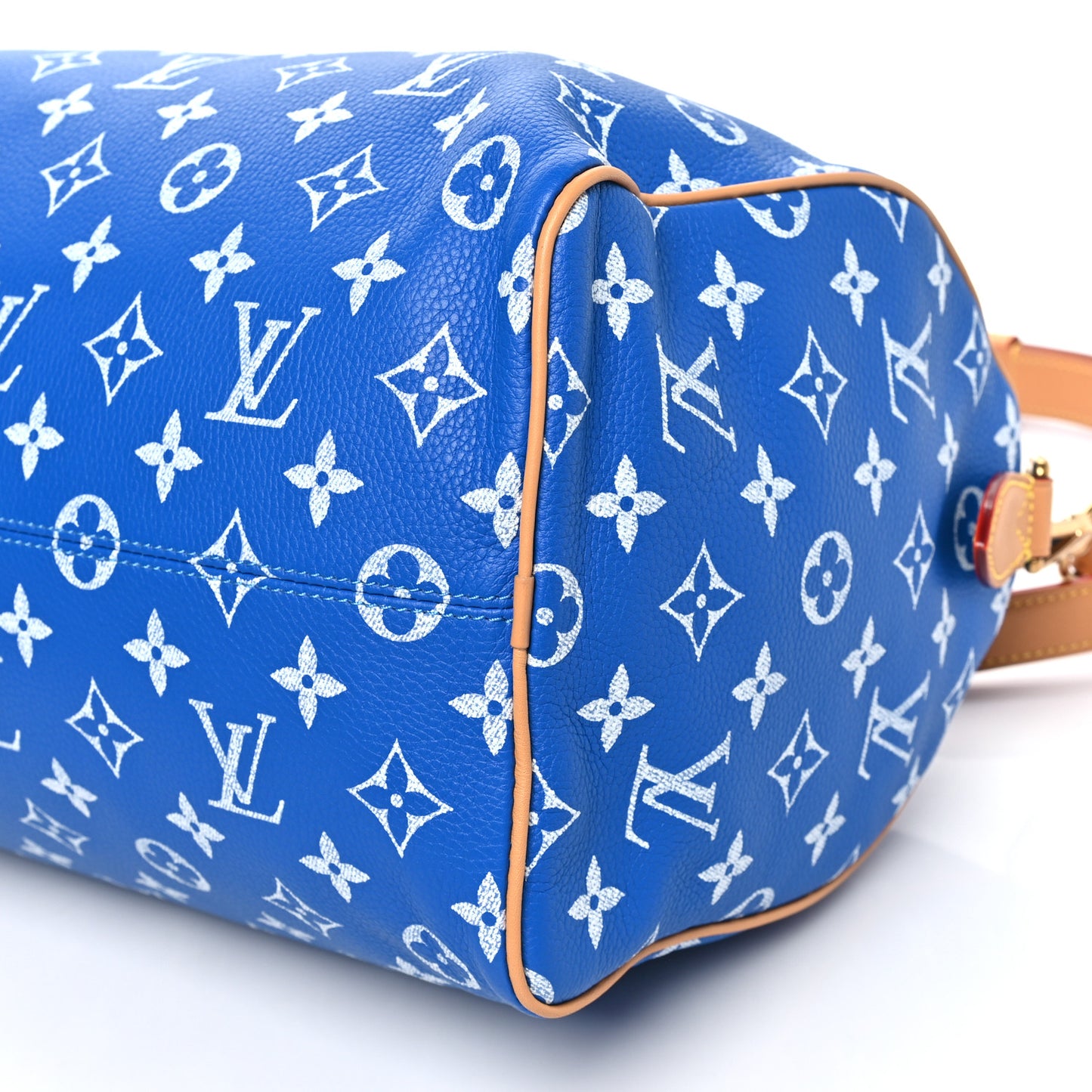 Calfskin Monogram Speedy P9 Bandouliere 30 Blue