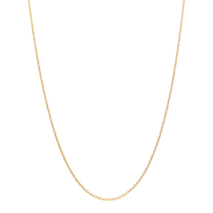 Van Cleef & Arpels 18K Yellow Gold Trace Chain Necklace 1 of 4