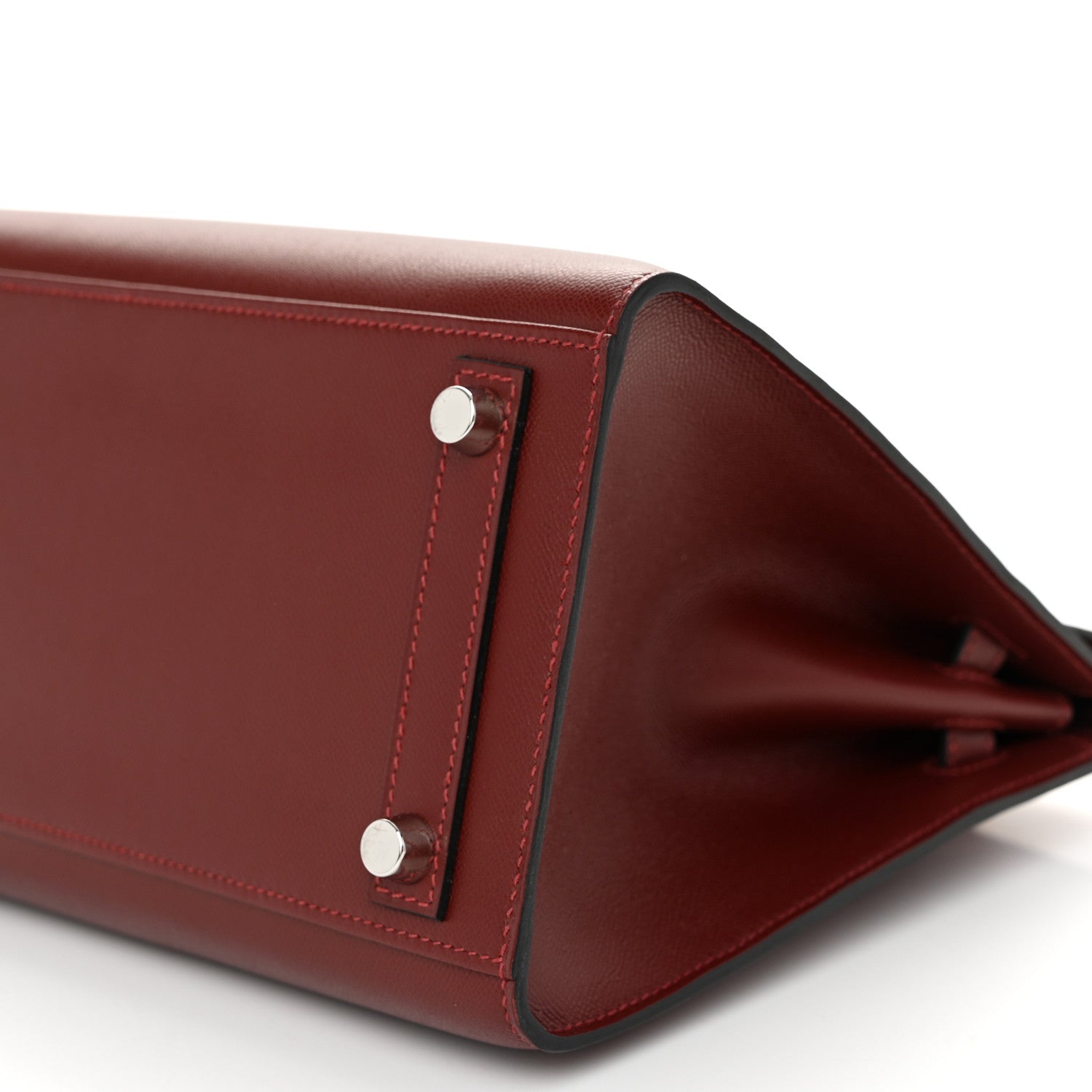 Hermes Madame Calfskin Birkin Sellier 25 Rouge H 10 of 13
