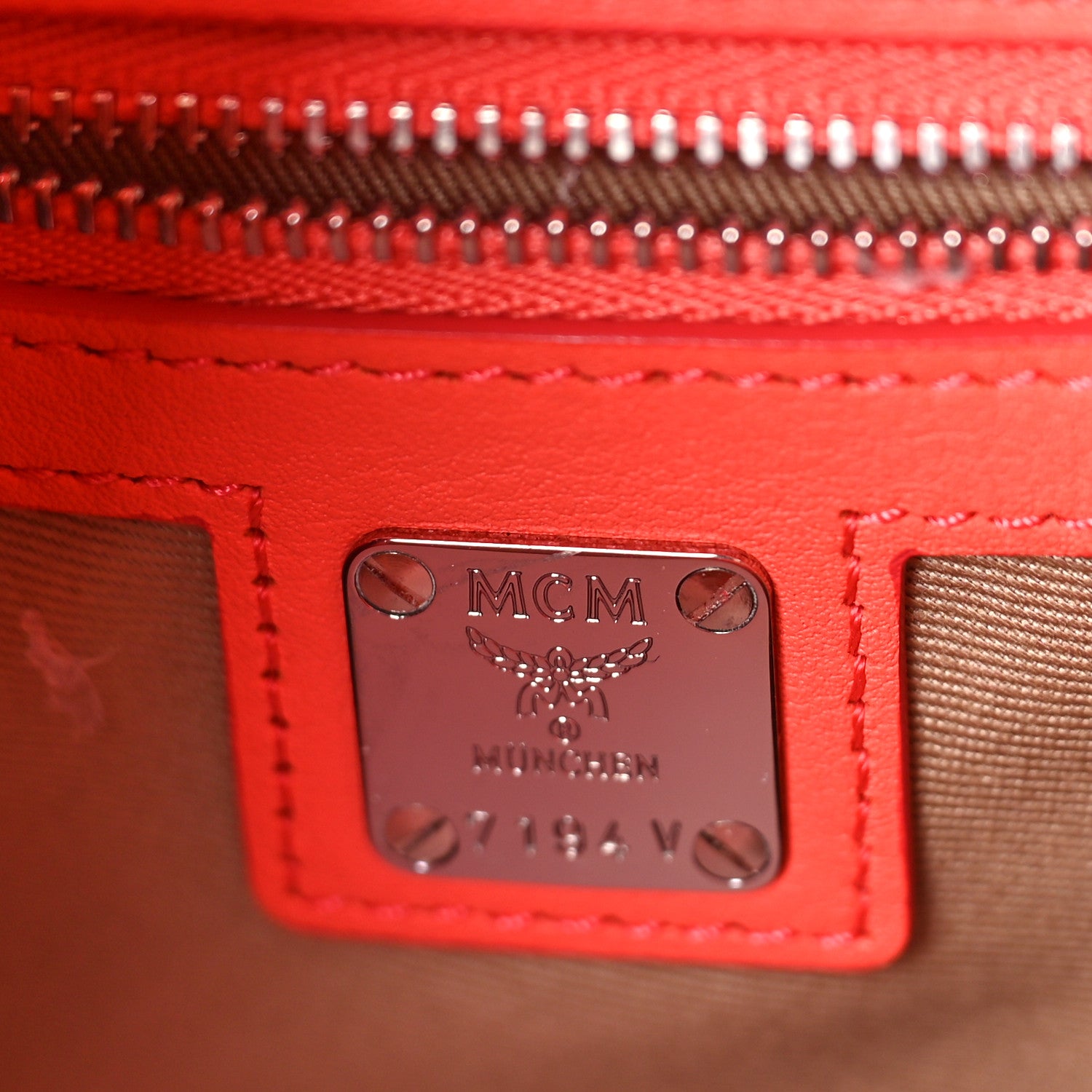 MCM Calfskin Ottomar Monogram Essential Small Backpack 6 of 8