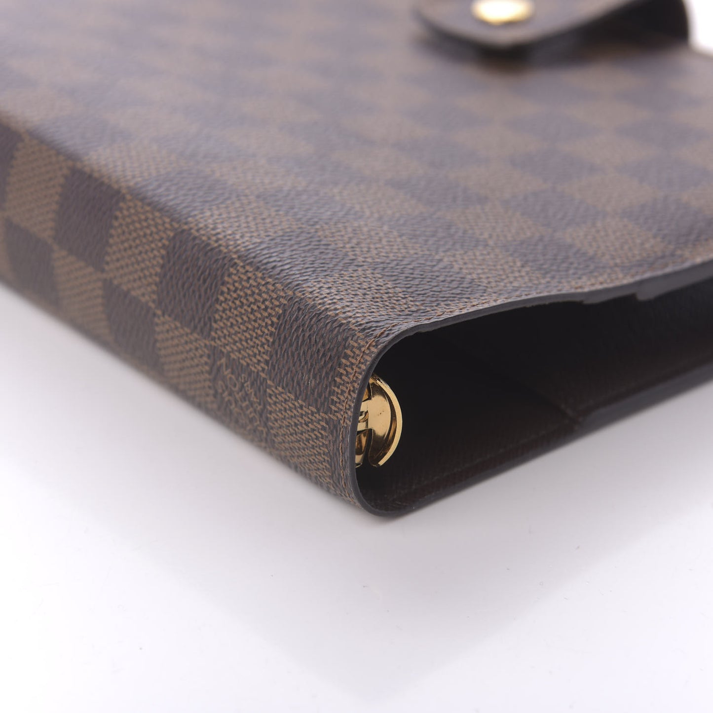 Damier Ebene Large Ring Agenda Cover