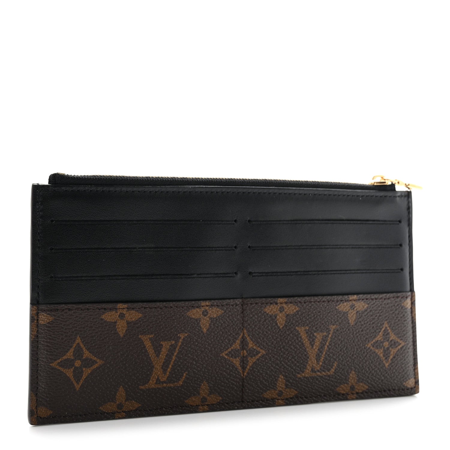 Louis Vuitton Monogram Slim Purse Black 3 of 6