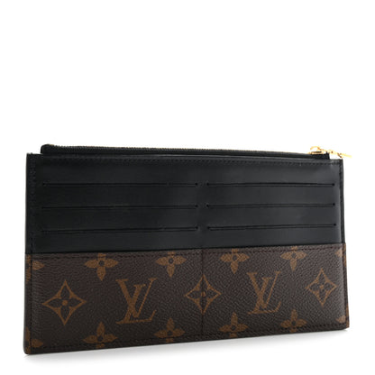 Louis Vuitton Monogram Slim Purse Black 3 of 6