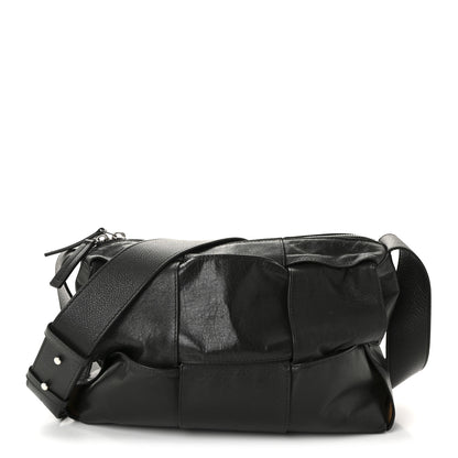 Bottega Veneta Paper Calfskin Maxi Intreccio Medium Arco Camera Bag Camping 1 of 9