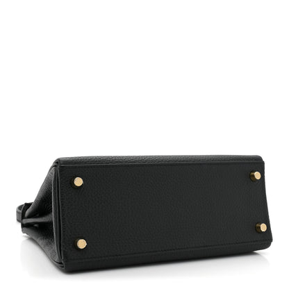 Hermes Togo Kelly Retourne 25 Black 4 of 9