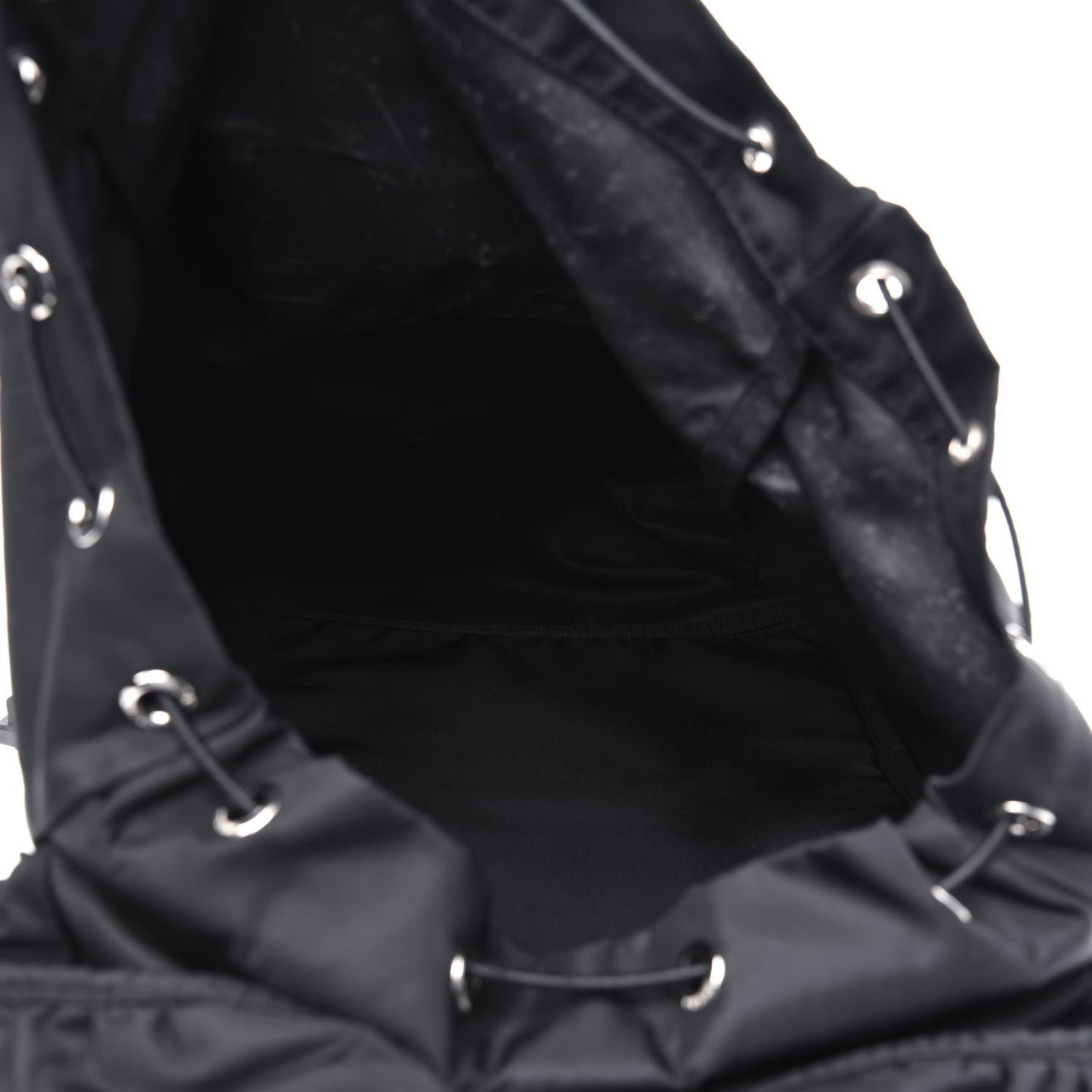 Tessuto Nylon Montagna Double Buckle Backpack Black