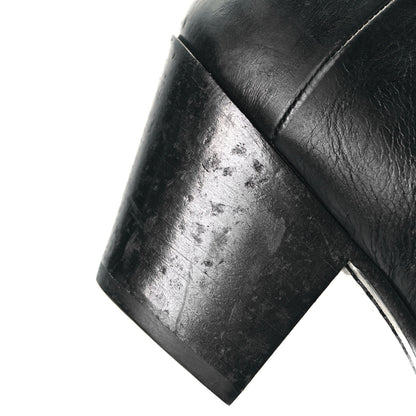 Saint Laurent Calfskin Finn 60 Ankle Boots 40 Black 10 of 11