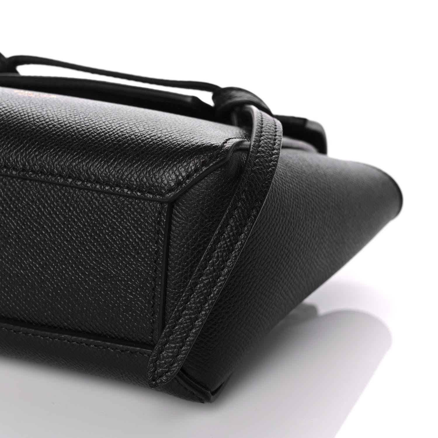 Celine Grained Calfskin Pico Belt Bag Black 9 of 10