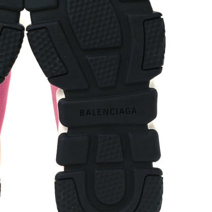Balenciaga Neoprene Knit Bi-Color Sole Womens Speed Sneakers 35 Pink White Black 8 of 11