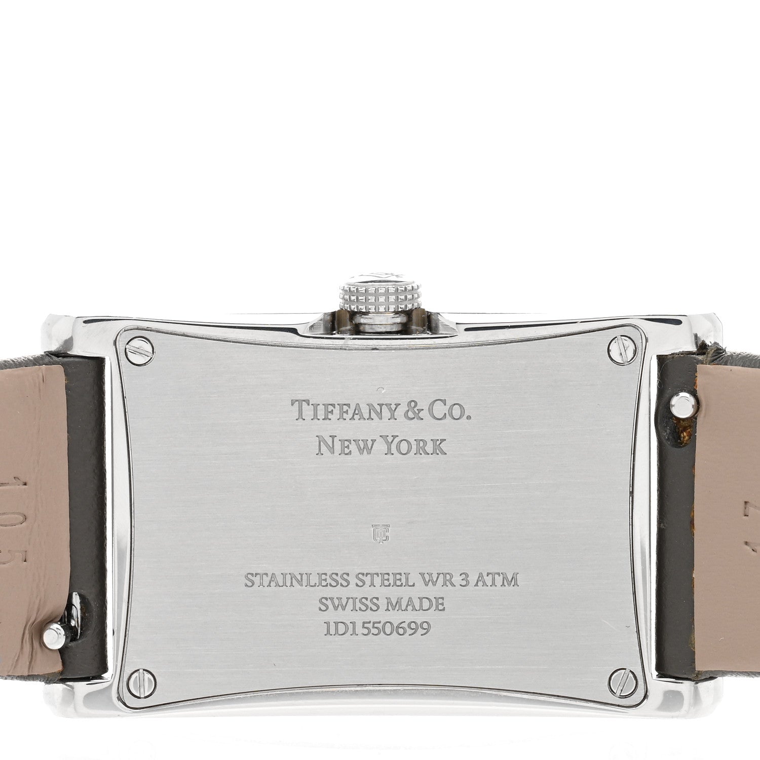 Tiffany Stainless Steel Calfskin 22mm East West Quartz Watch Tiffany Blue 4 of 4