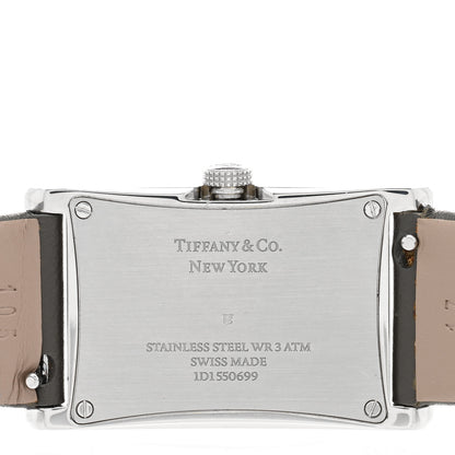 Tiffany Stainless Steel Calfskin 22mm East West Quartz Watch Tiffany Blue 4 of 4