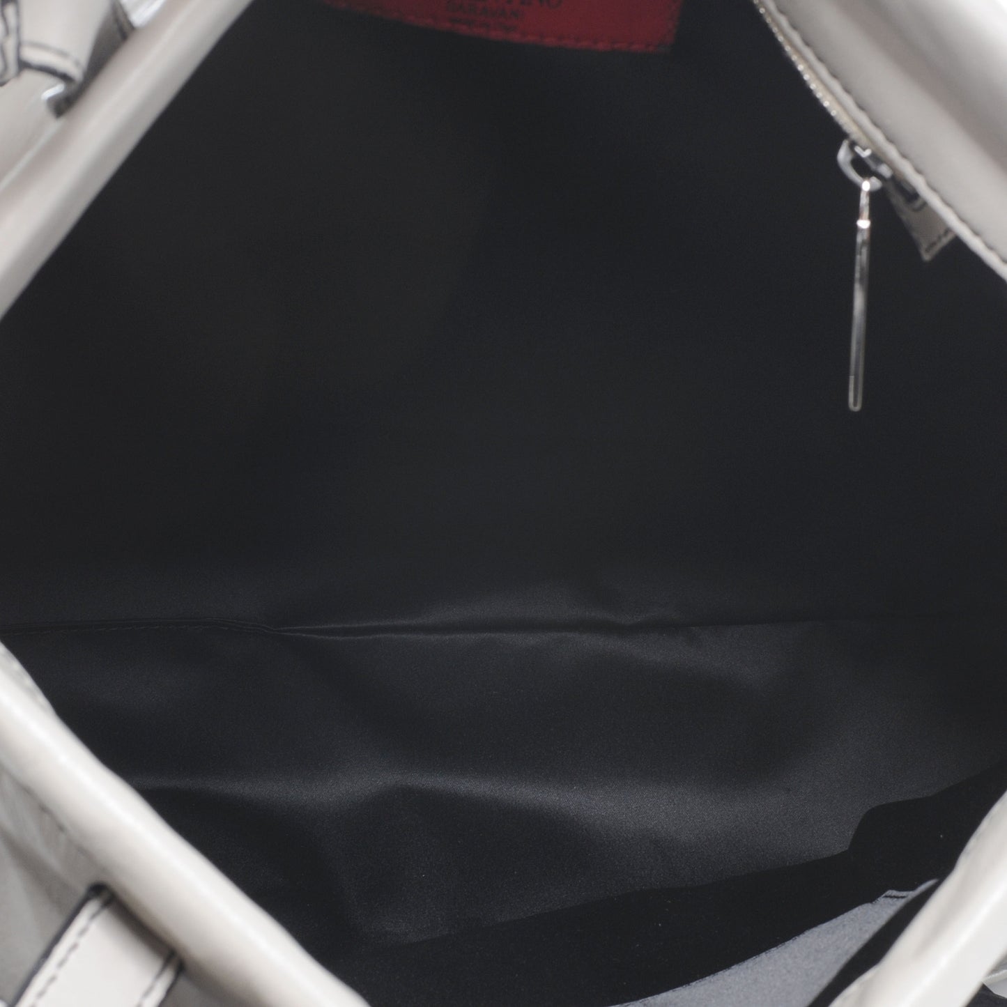 Leather Petale Hobo Grey